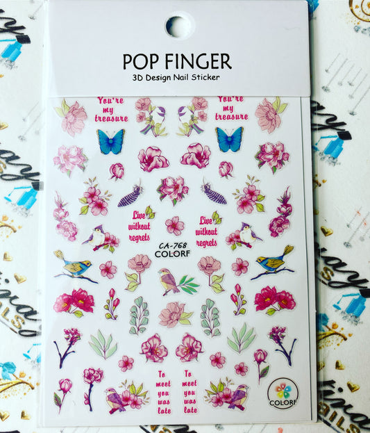 Floral Stickers