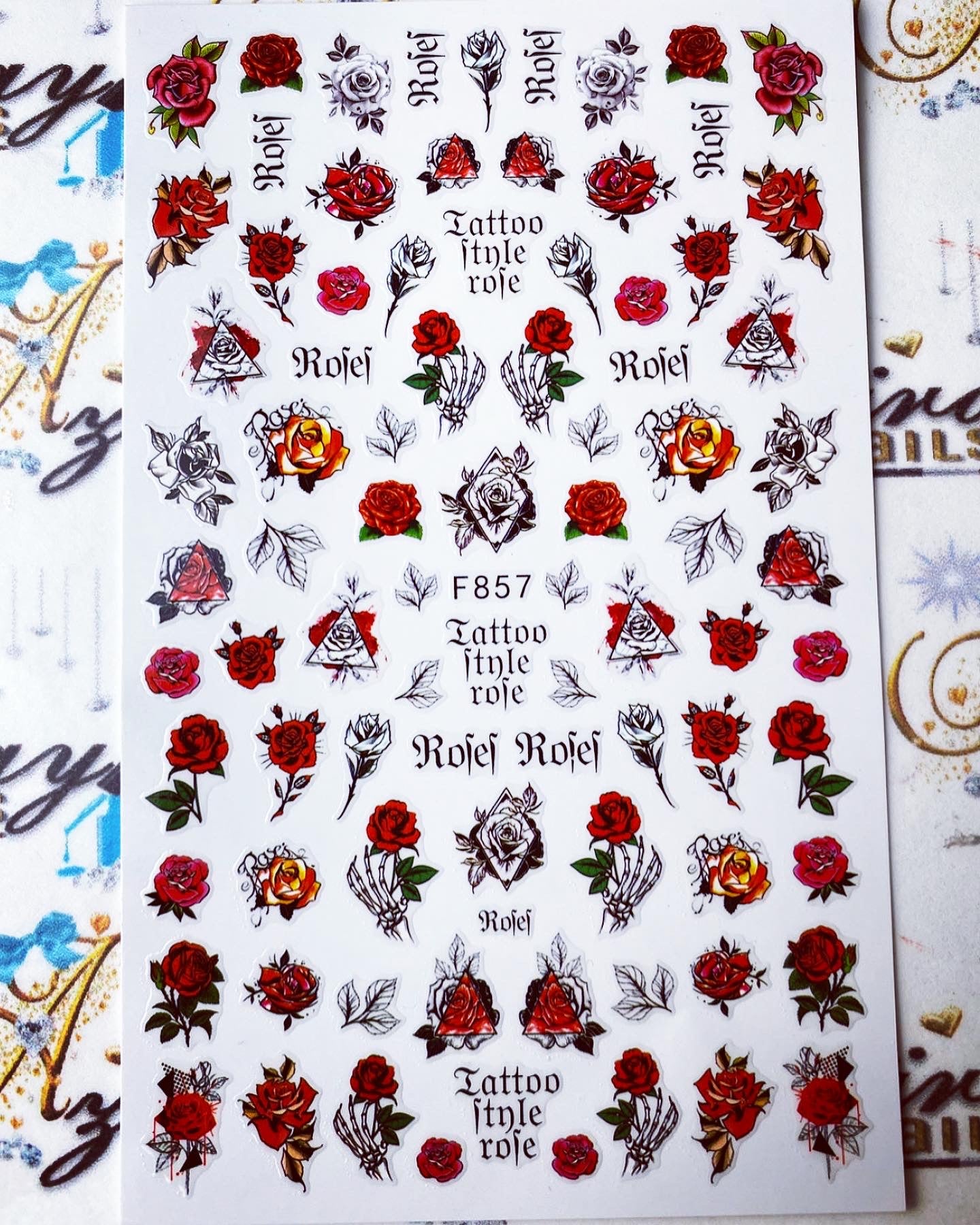 Floral Rose Stickers