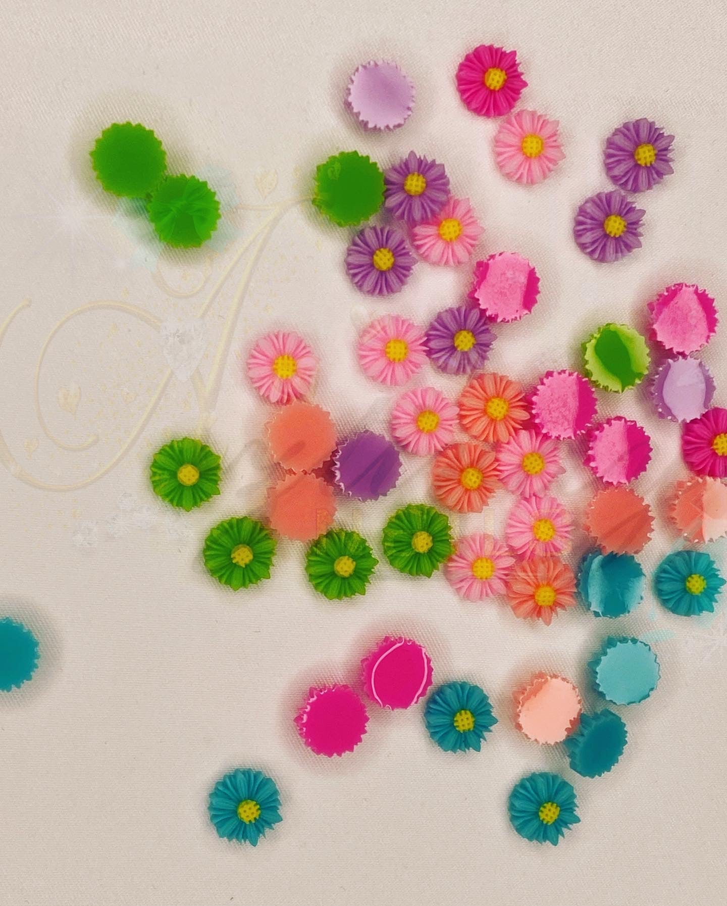 Resin flowers